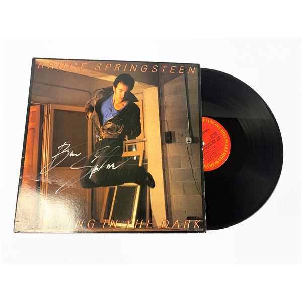 Autograph Signed Dancing In The Dark Vinyl