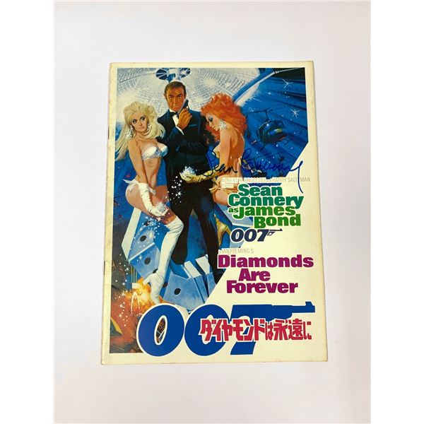 Autograph Signed James Bond Diamond Are Forever Picture Book