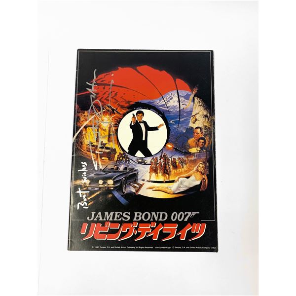 Autograph Signed James Bond Picture Book