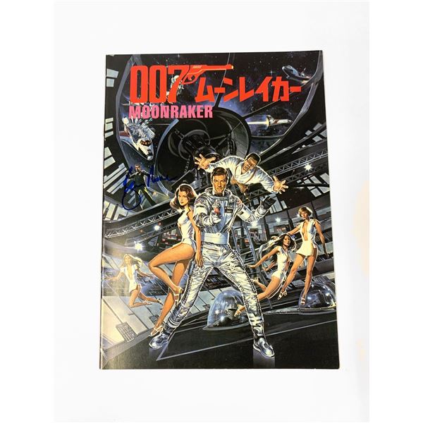 Autograph Signed James Bond Moonraker Picture Book