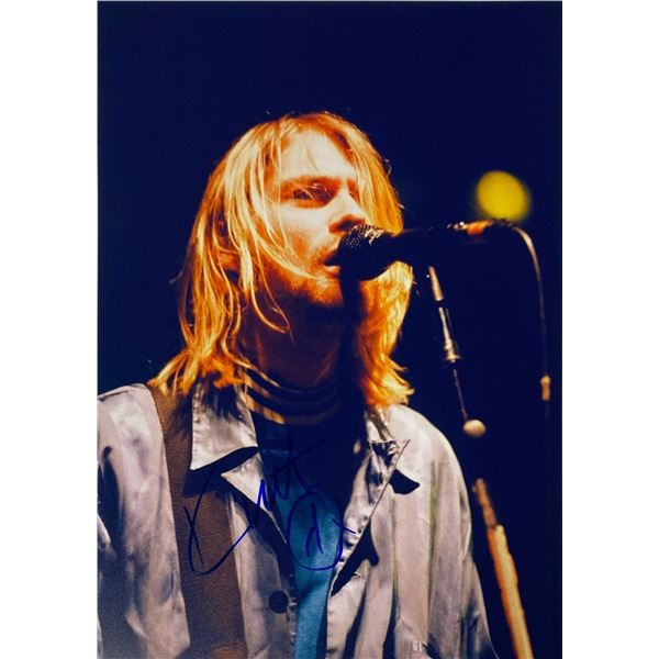 Autograph Signed Nirvana Photo