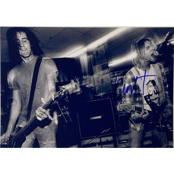 Autograph Signed Nirvana Photo
