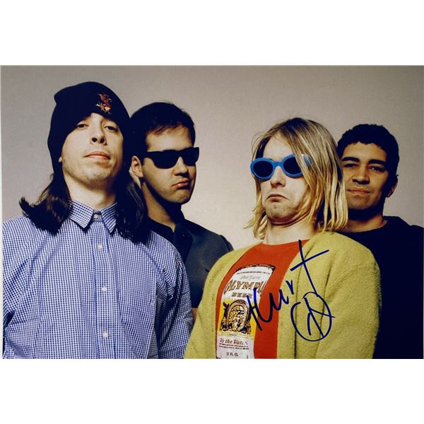 Autograph Signed Nirvana Photo