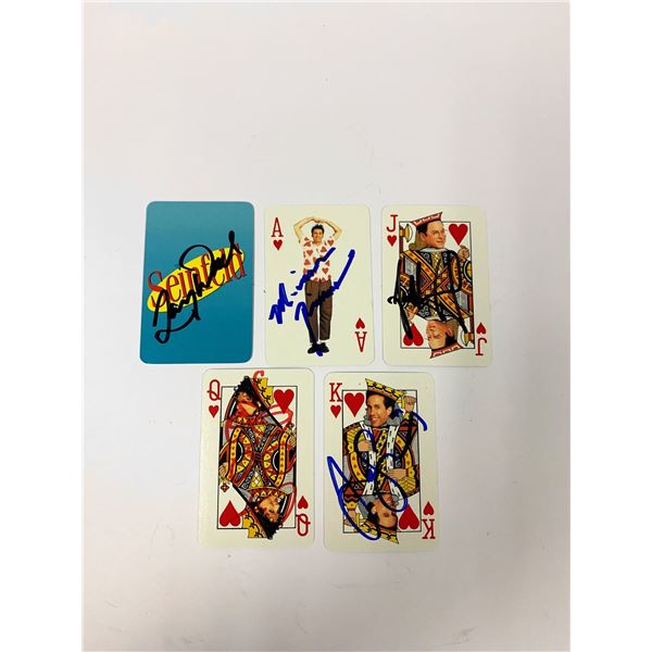Autograph Signed Seinfeld Playing Card Set Jerry Seinfeld
