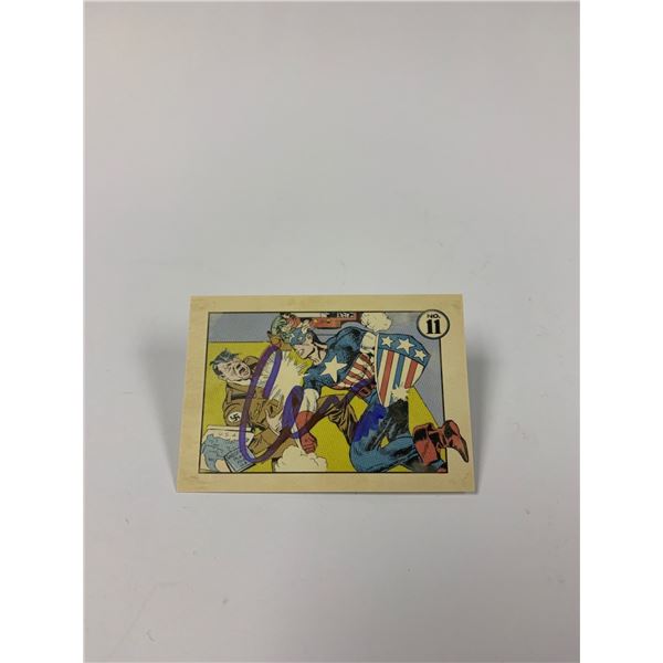 Autograph Signed Chris Evans Captain America Card