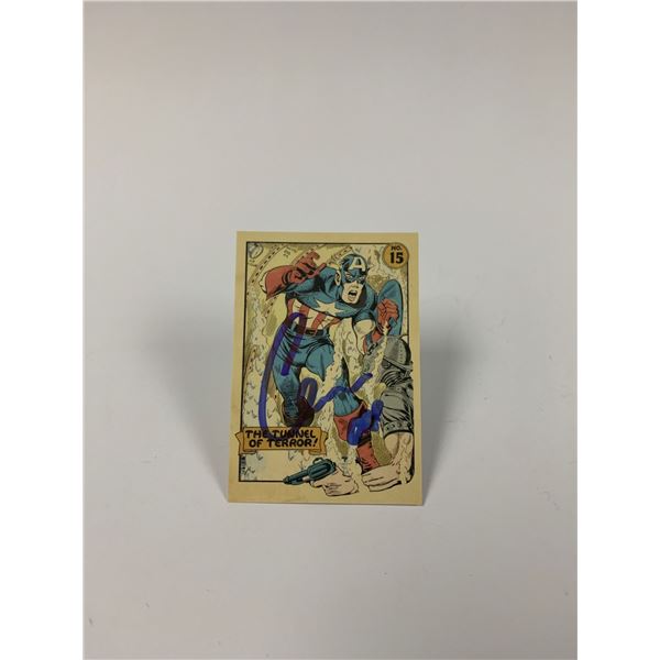 Autograph Signed Chris Evans Captain America Card