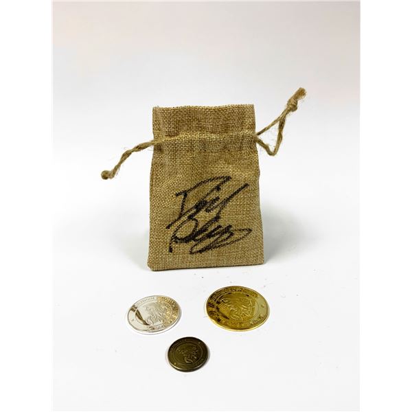 Autograph Signed Harry Potter Coins Pouch