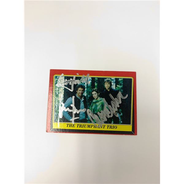 Autograph Signed Star Wars Trading Card