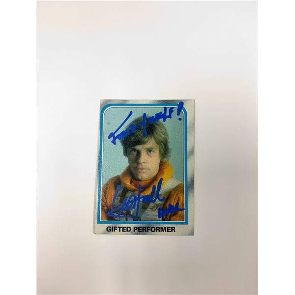 Autograph Signed Star Wars Trading Card