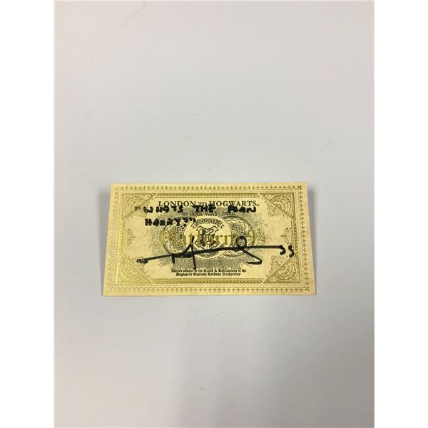 Autograph Signed Matthew Lewis Train Ticket