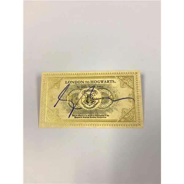 Autograph Signed Gary Oldman Train Ticket