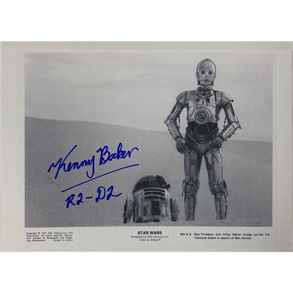 Autograph Signed Star Wars Press Kit Photo