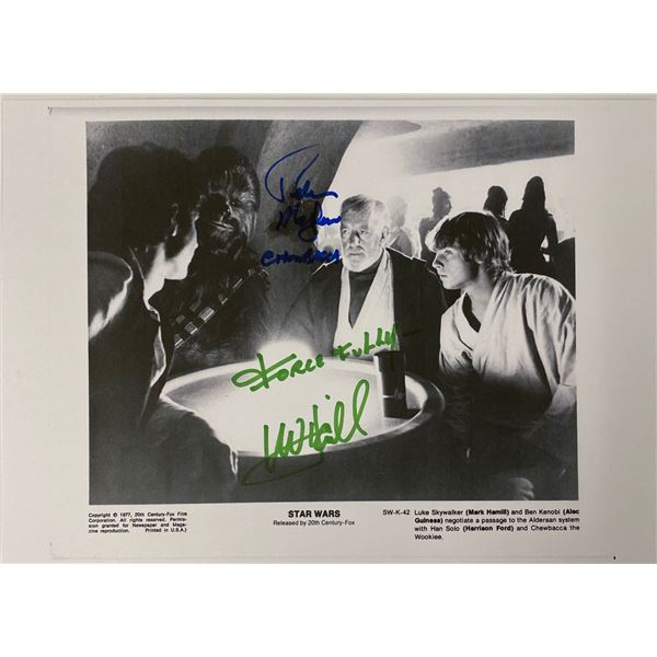 Autograph Signed Star Wars Press Kit Photo