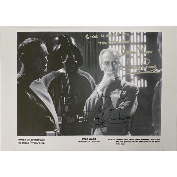 Autograph Signed Star Wars Press Kit Photo