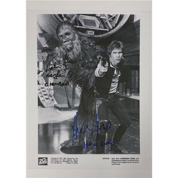 Autograph Signed Star Wars Press Kit Photo