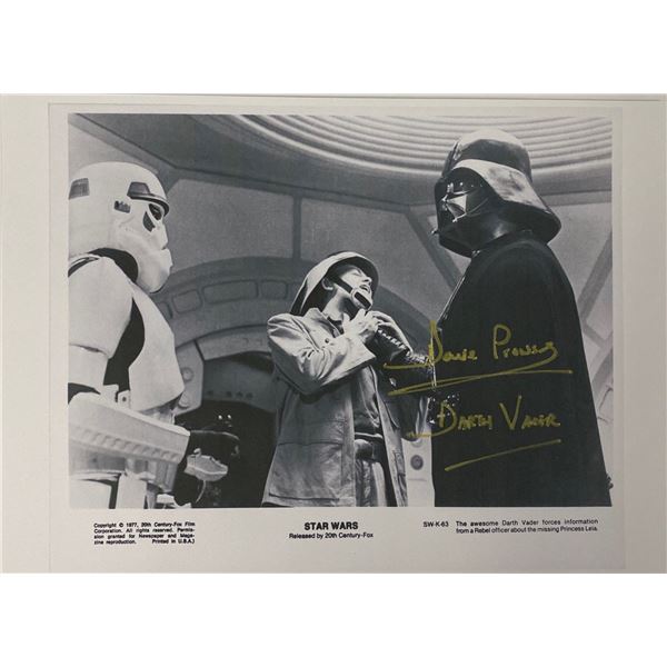 Autograph Signed Star Wars Press Kit Photo