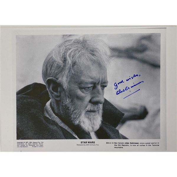 Autograph Signed Star Wars Press Kit Photo
