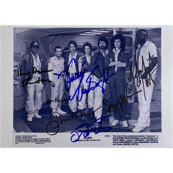 Autograph Signed Alien Photo