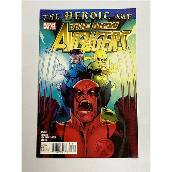The New Avengers 3 Vintage Comic Book