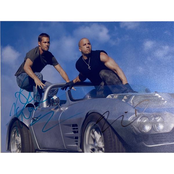 Autograph Signed Fast and Furious Photo