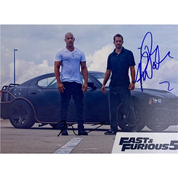 Autograph Signed Fast and Furious Photo