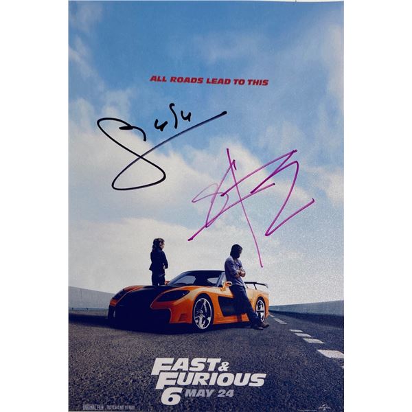 Autograph Signed Fast and Furious Photo