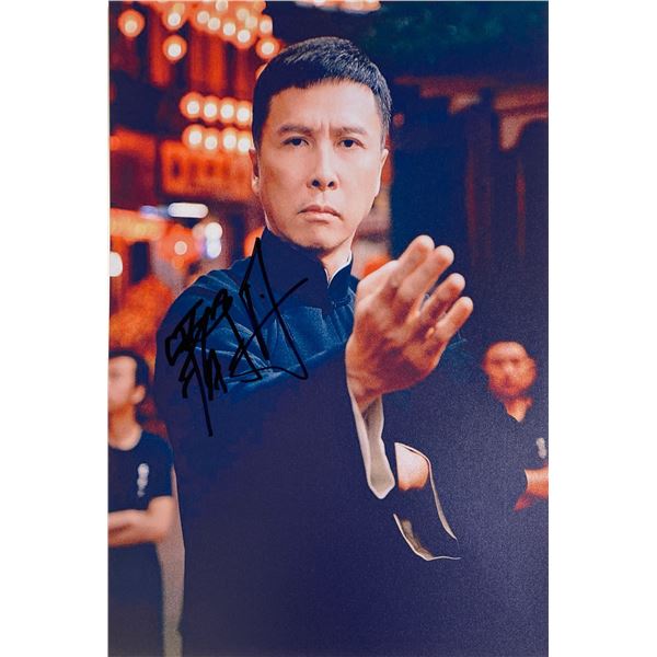 Autograph Signed Ip Man Photo