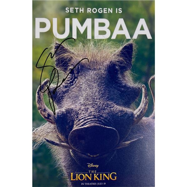 Autograph Signed Lion King Photo