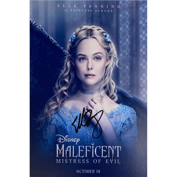 Autograph Signed Maleficent Mistress of Evil Photo
