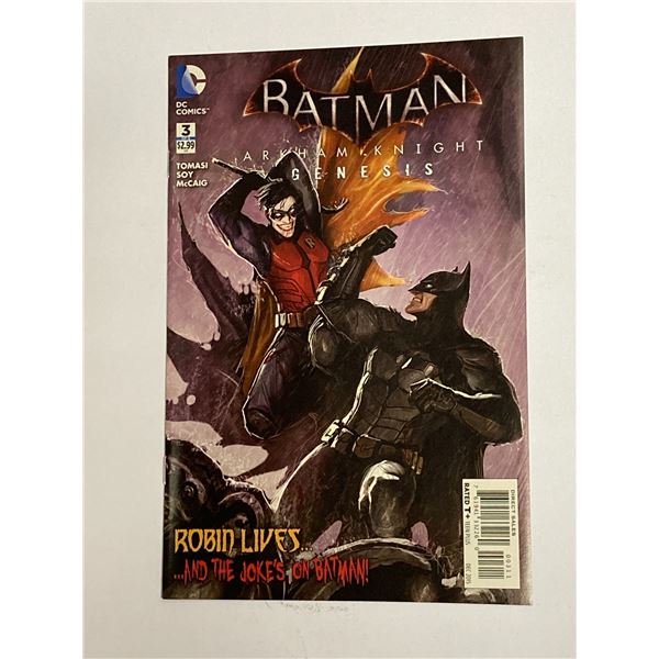 DC Batman 3 Genesis Comic Book