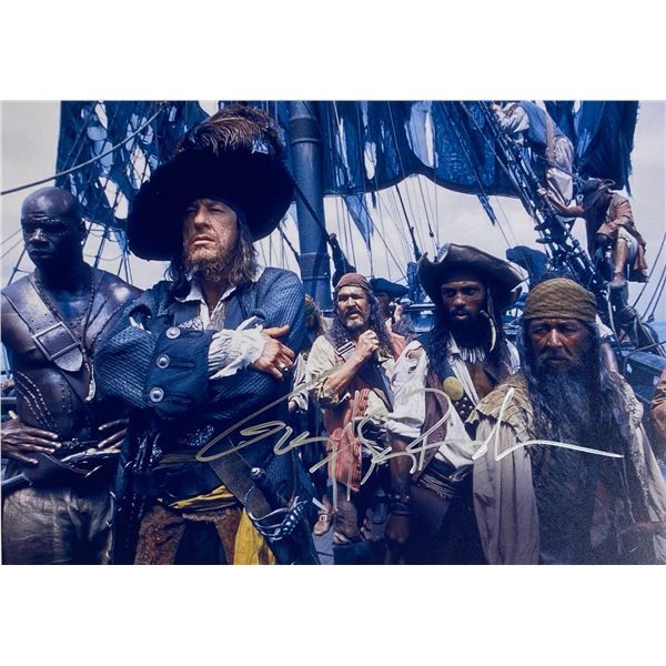 Autograph Signed Pirates of the Caribbean Photo