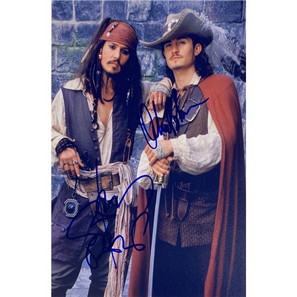 Autograph Signed Pirates of the Caribbean Photo