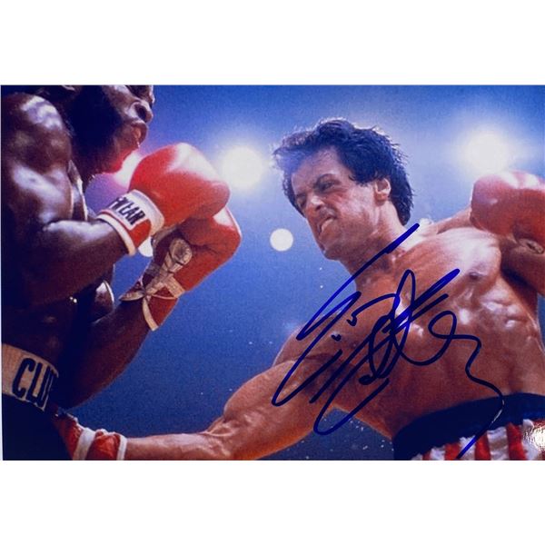 Autograph Signed Rocky Photo