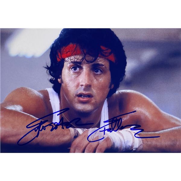 Autograph Signed Rocky Photo