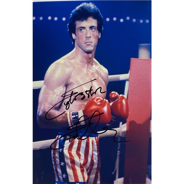 Autograph Signed Rocky Photo