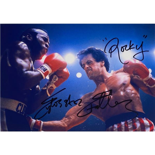 Autograph Signed Rocky Photo