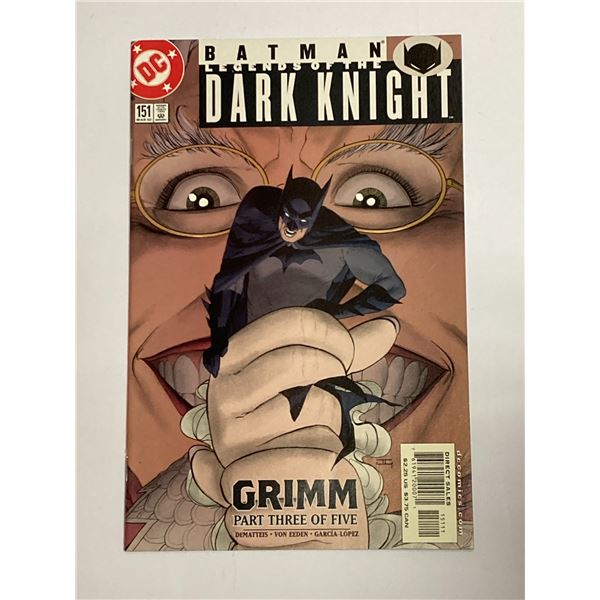 DC Batman 151 Dark Knigh Comic Book