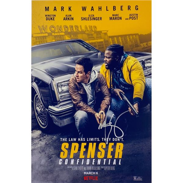 Autograph Signed Spenser Confidential Photo