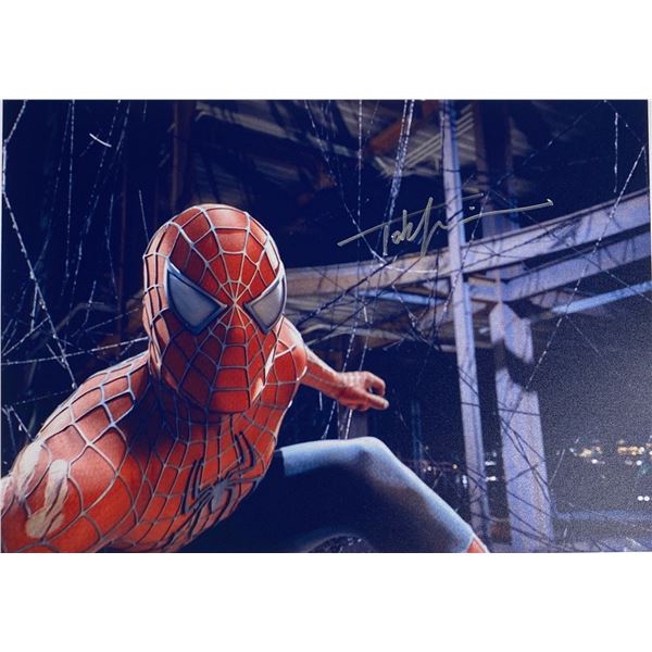 Autograph Signed Spiderman Photo