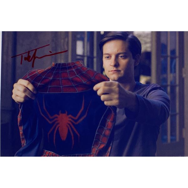 Autograph Signed Spiderman Photo