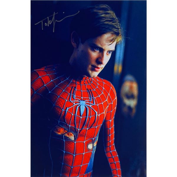 Autograph Signed Spiderman Photo