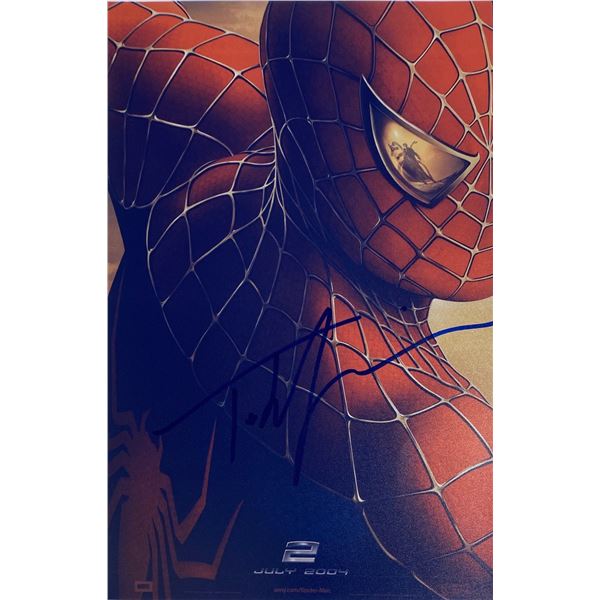 Autograph Signed Spiderman Photo