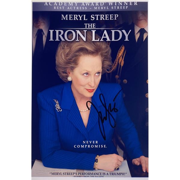 Autograph Signed Iron Lady Photo