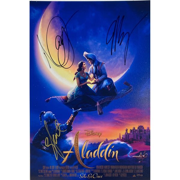 Autograph Signed Aladdin Photo