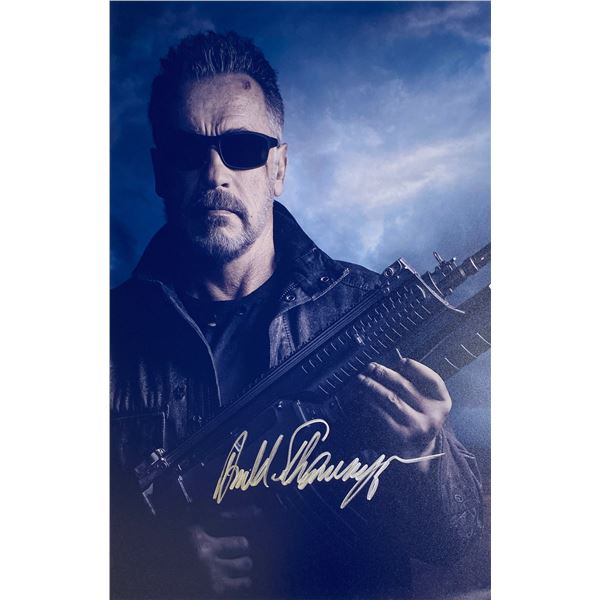 Autograph Signed Terminator Dark Fate Photo