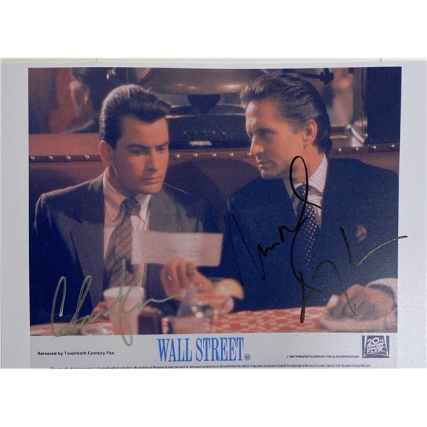 Autograph Signed Wall Street Photo