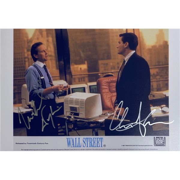 Autograph Signed Wall Street Photo