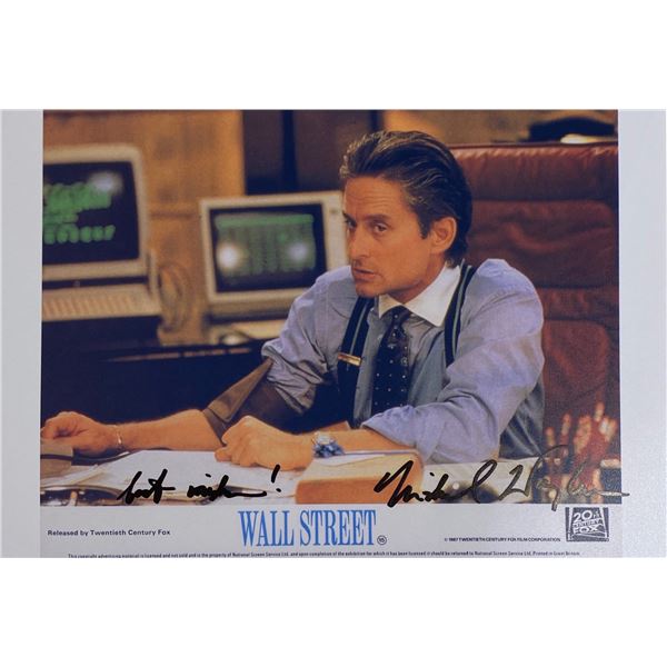 Autograph Signed Wall Street Photo