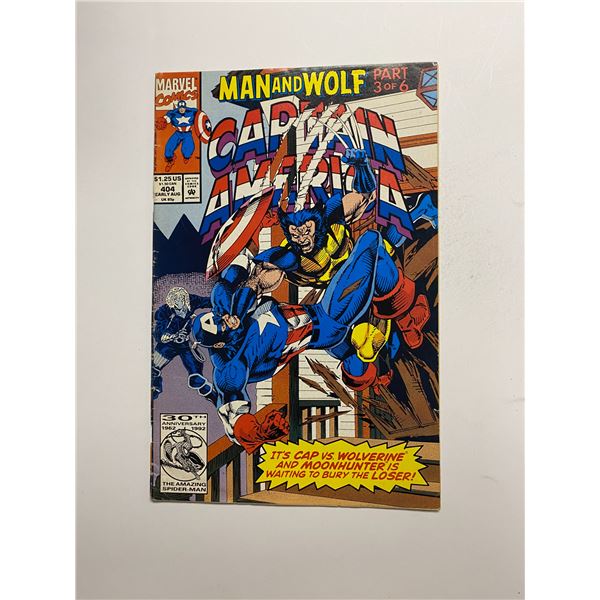 Captain America 404 Vintge Comic Book