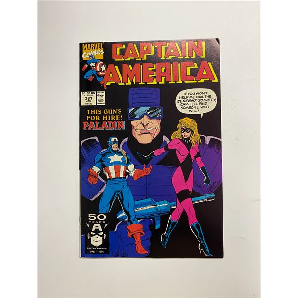 Captain America 381 Vintge Comic Book